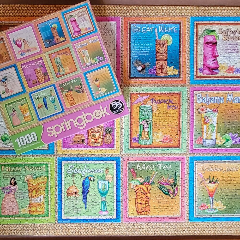 COCKTAIL PARTY by Springbok Tiki JIGSAW PUZZLE 1000 pieces - Picture 5 of 8